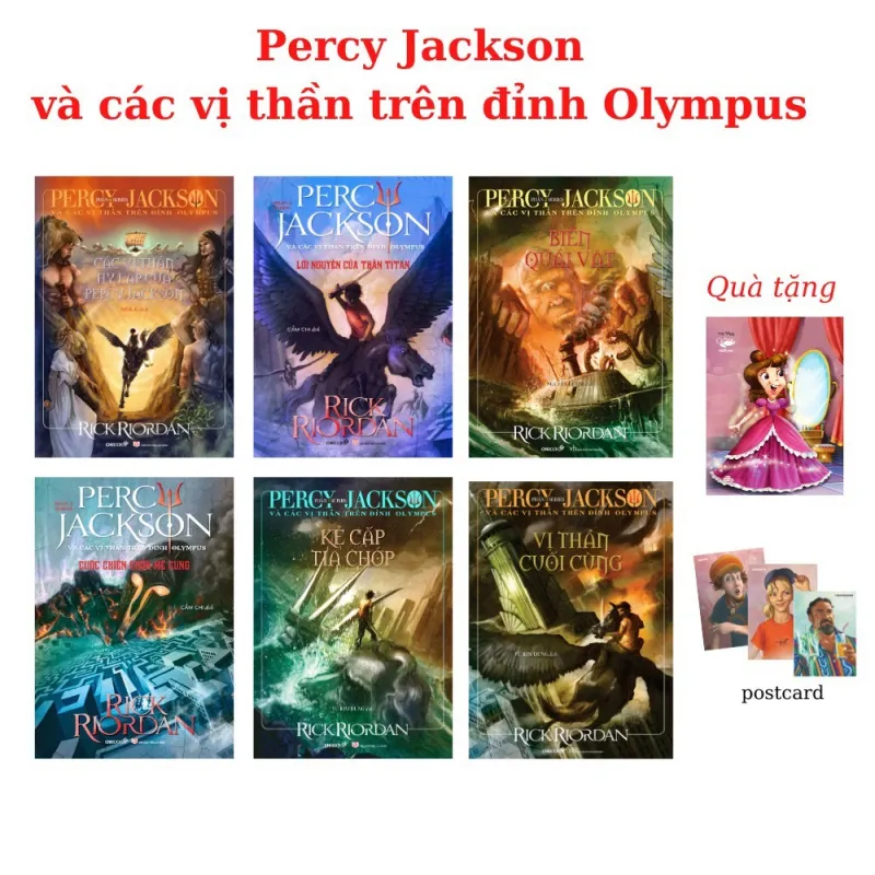 Bộ Percy Jackson Và Các Vị Thần Trên Đỉnh Olympus
