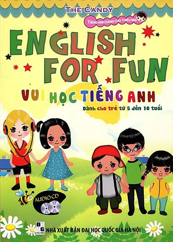 Cuốn sách English For Fun - Vui Học Tiếng Anh của nhóm tác giả The Candy biên soạn